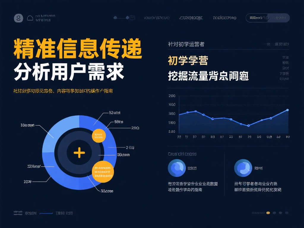精准的信息传递：分析用户需求，挖掘流量背后的意图。