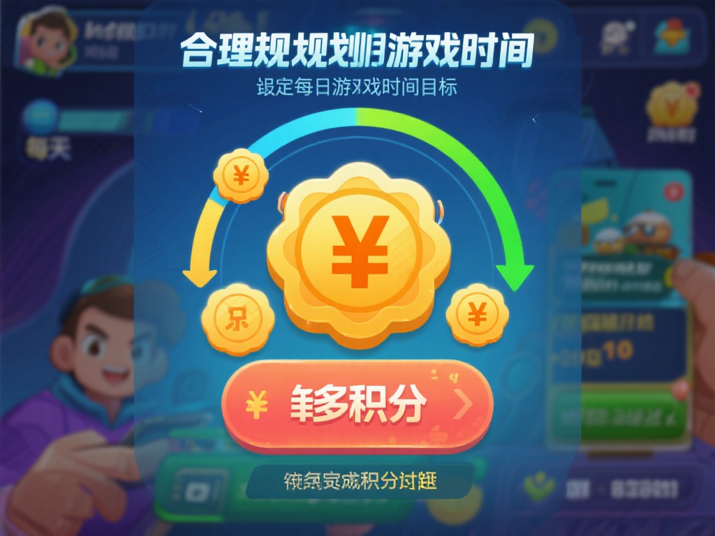 合理规划游戏时间，累积更多积分
积分的获取与玩家