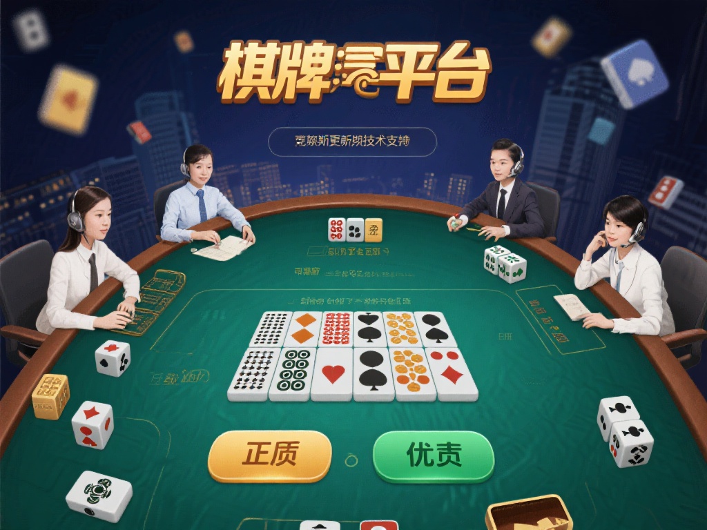 观察更新频率和技术支持
一个值得信赖的棋牌游戏平