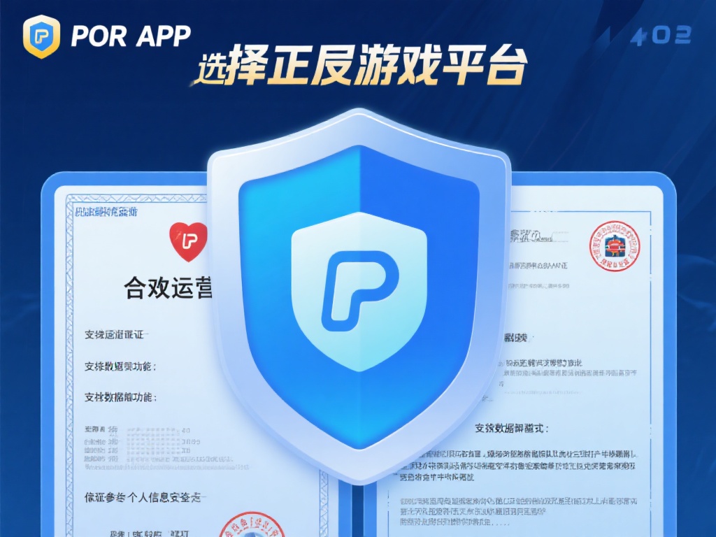 安全性：选择正规的游戏平台，确保APP拥有合法运营