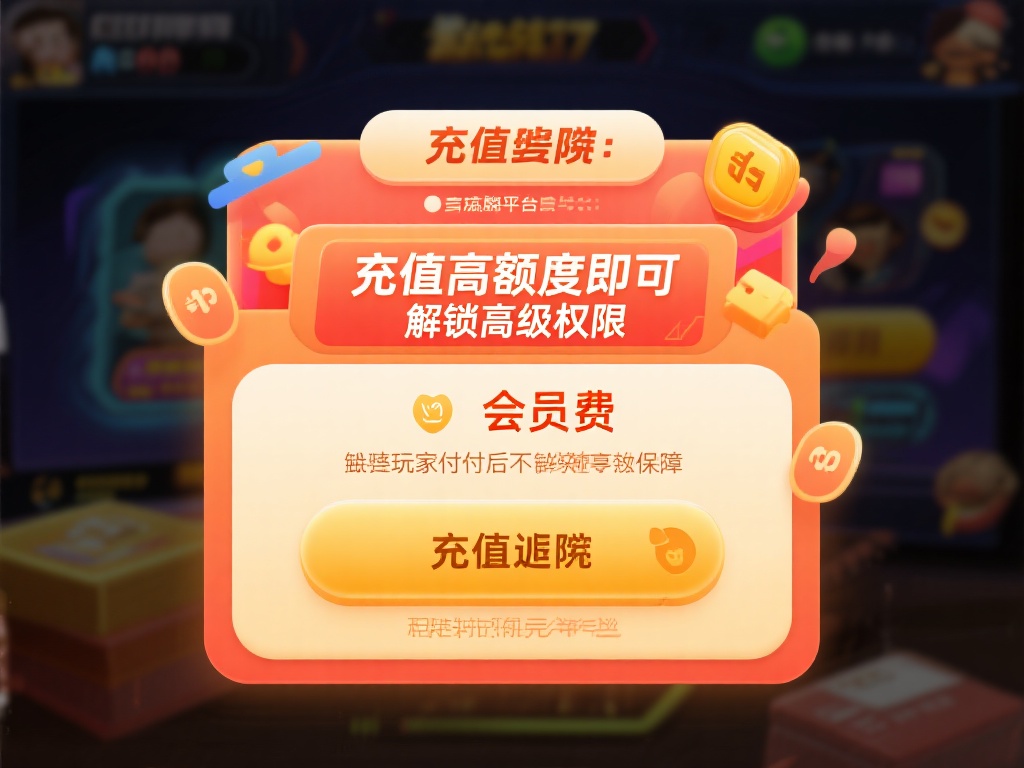 高额会员费和充值陷阱
某些平台声称“充值高额度即