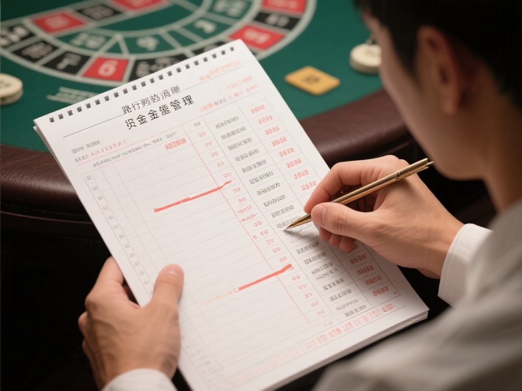 严格执行资金管理
即使路单纸预测趋势清晰，资金管