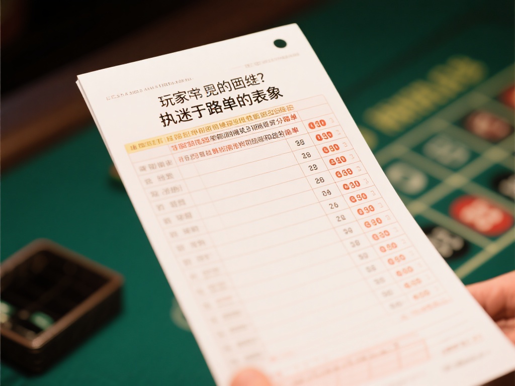 玩家常见的误区是“执迷于路单的表象”，认为某些特定