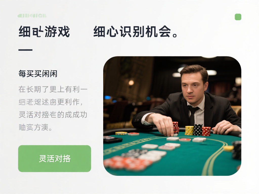 细心辨识机会：在每一局游戏中，细心观察其中的机会。