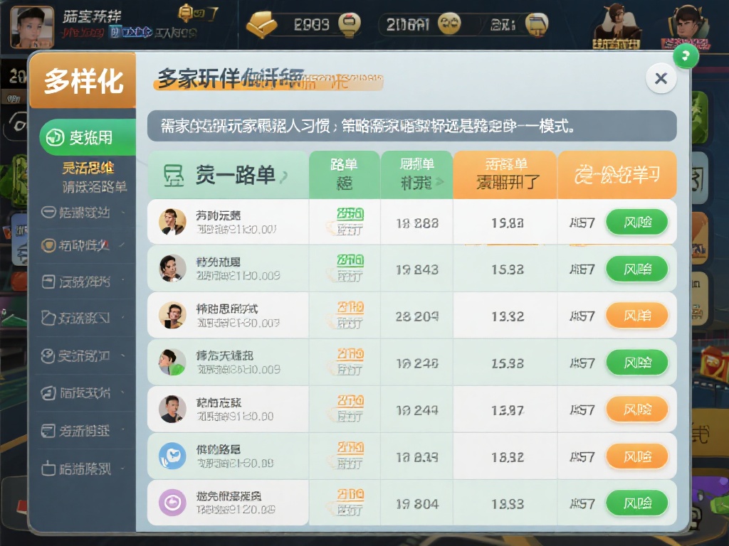 多样性意味着玩家需要根据个人习惯与策略需求选择合适