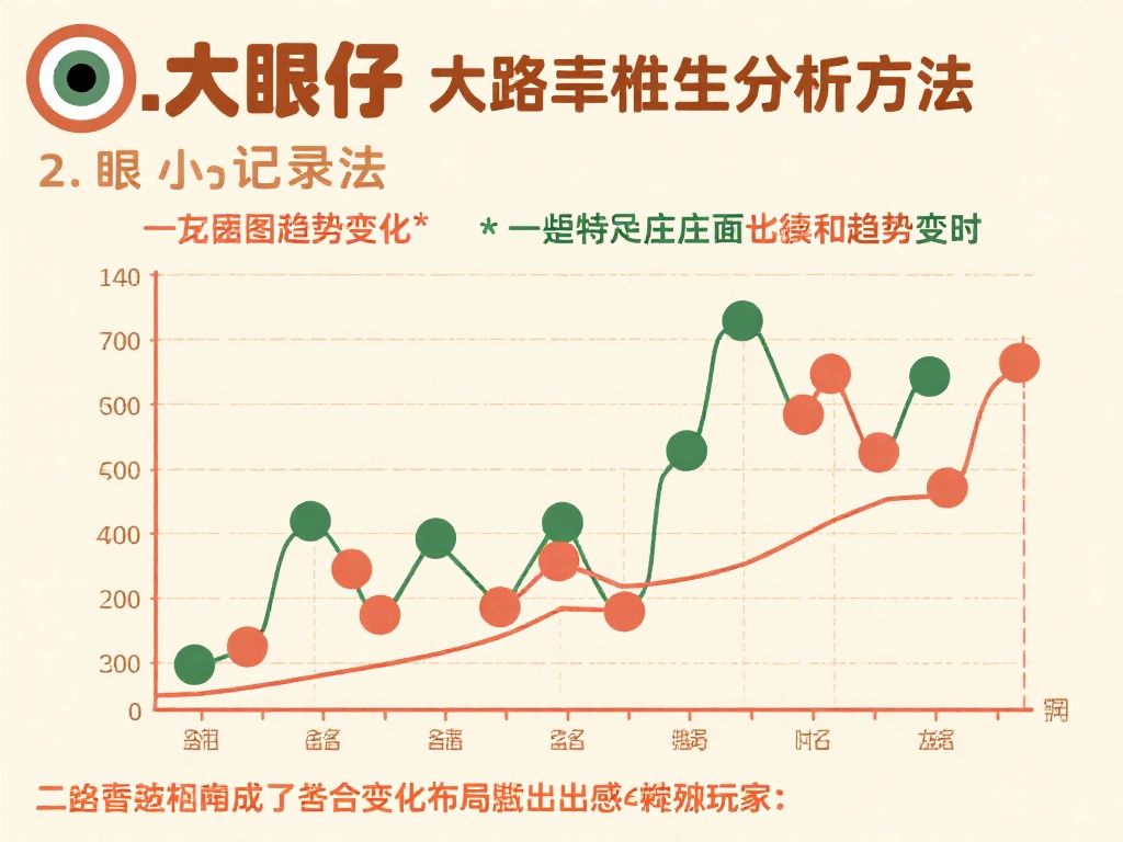 2.&nbsp;大眼仔记录法
大眼仔主要是基于大路而衍生的