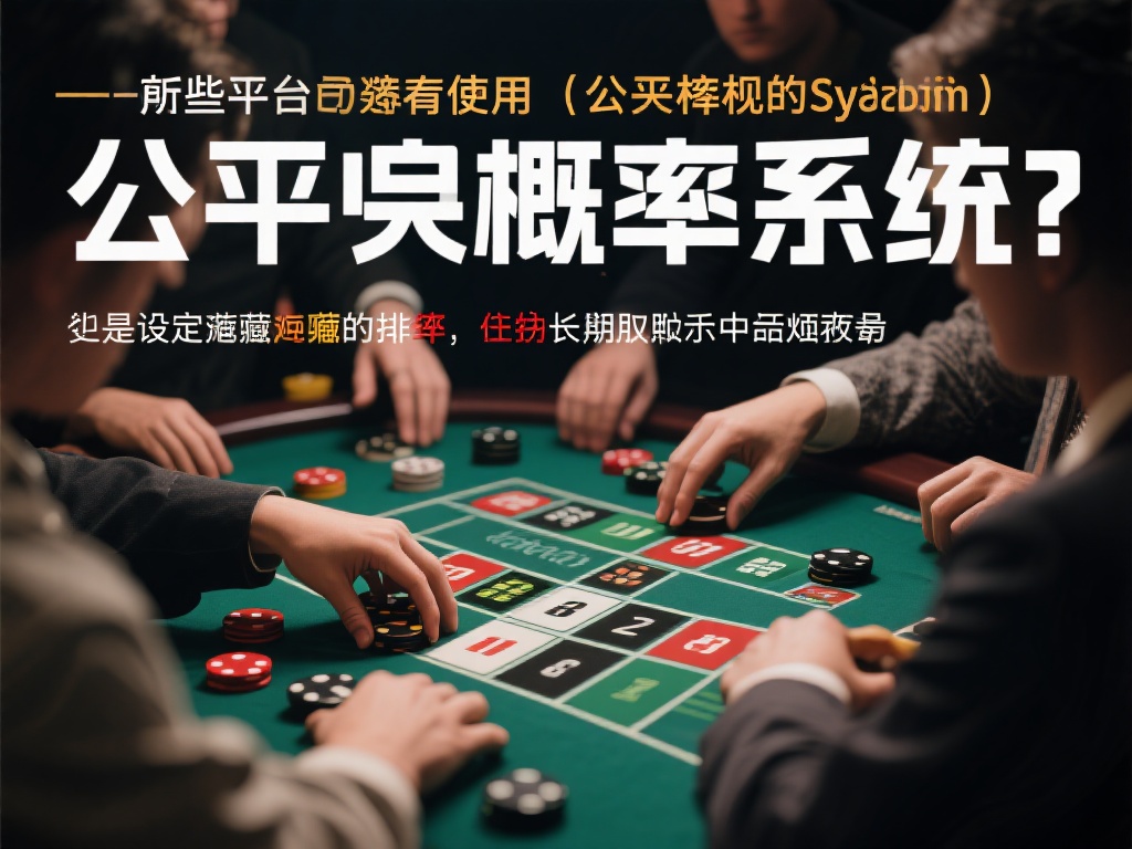虚假公平性：&nbsp;有些平台声称使用“公平概率系统”，其