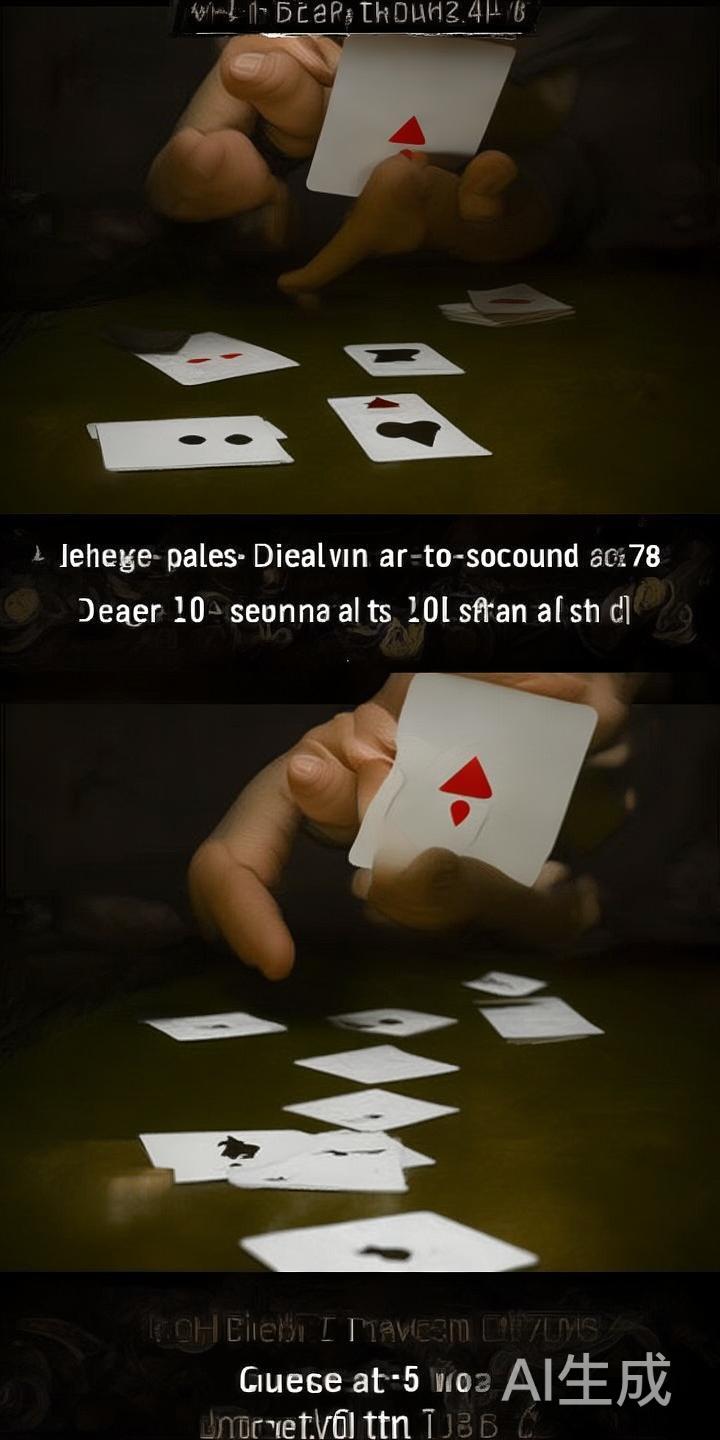 每轮发牌后，庄家和闲家各自会获得两张牌。牌面点数的