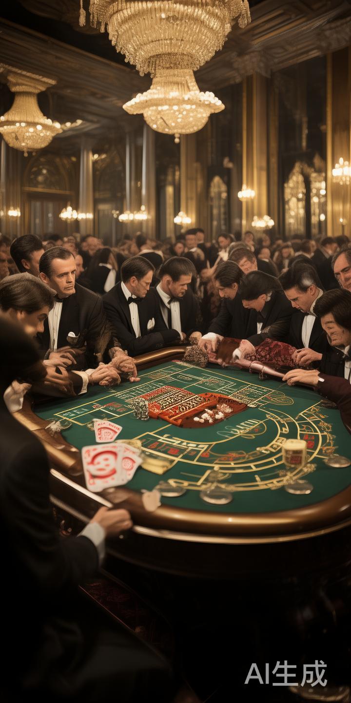 20世纪，随着赌场产业的兴起，百家乐逐渐走入公众视